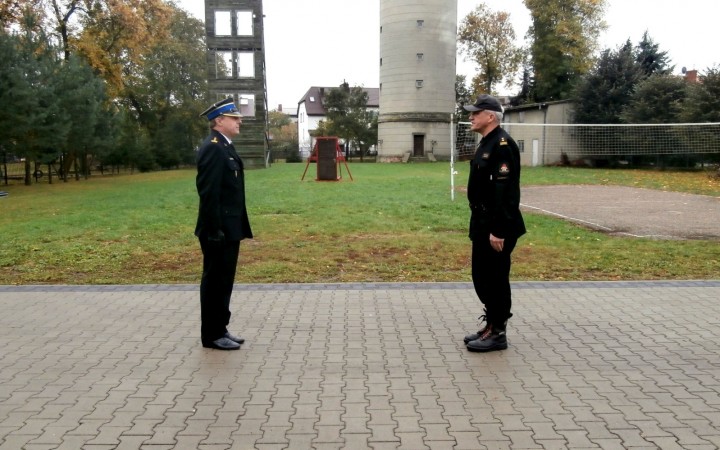 uroczyste pożegnanie asp. I. Jankowskiego