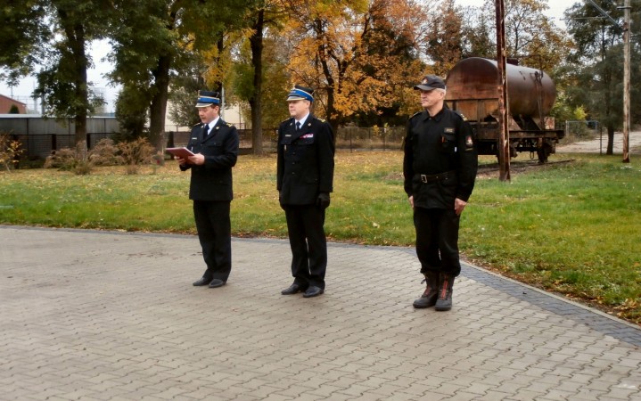 uroczyste pożegnanie asp. I. Jankowskiego