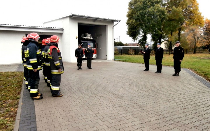 uroczyste pożegnanie asp. I. Jankowskiego