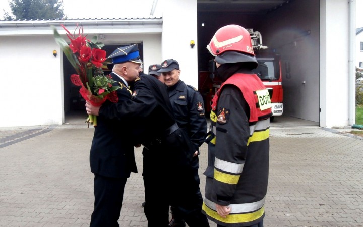 uroczyste pożegnanie asp. I. Jankowskiego