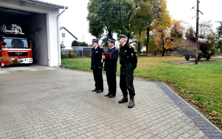 uroczyste pożegnanie asp. I. Jankowskiego