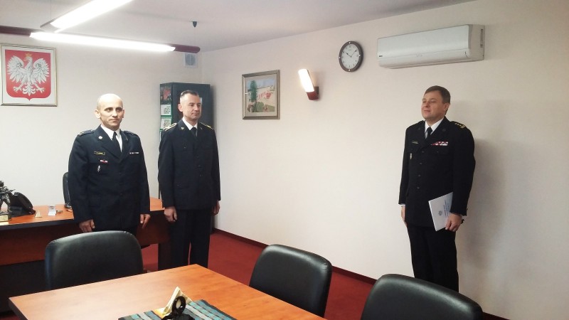Uroczyste zakończenie służby st. ogn. W. Ilczuka