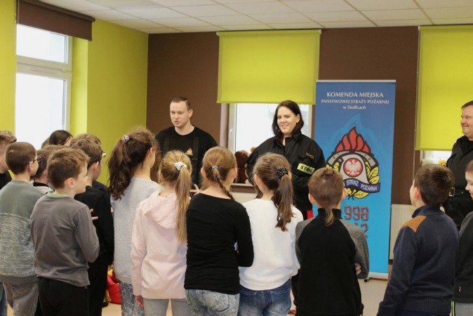 Wizyta Szkoły Podstawowej nr 12 u strażaków