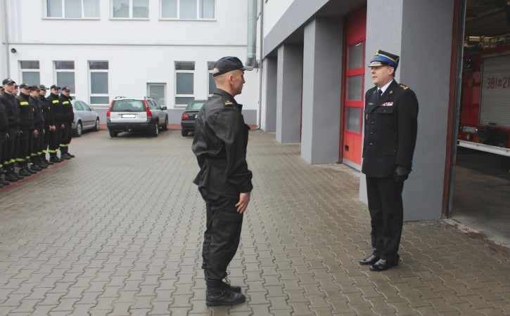 Uroczyste ślubowanie strażaków
