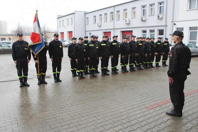 Uroczyste ślubowanie strażaków