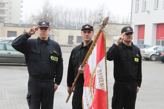 Uroczyste ślubowanie strażaków