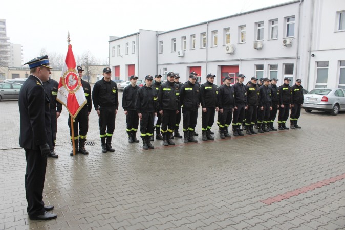 Uroczyste ślubowanie strażaków