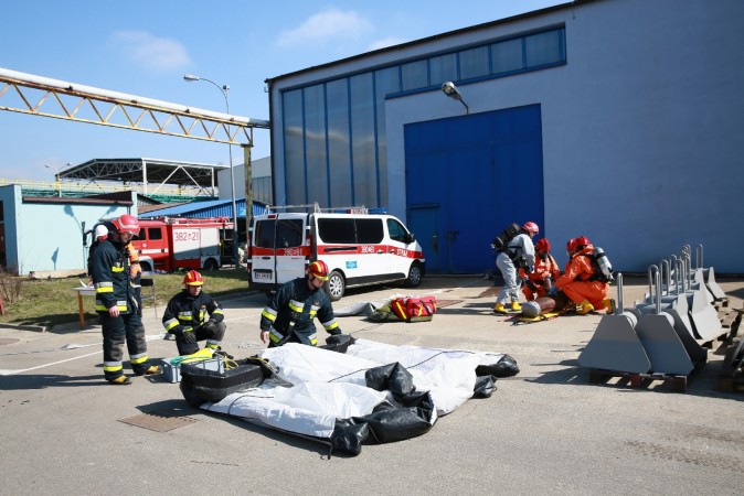Siedlce - ćwiczenia manewrowe Mostostal 2017