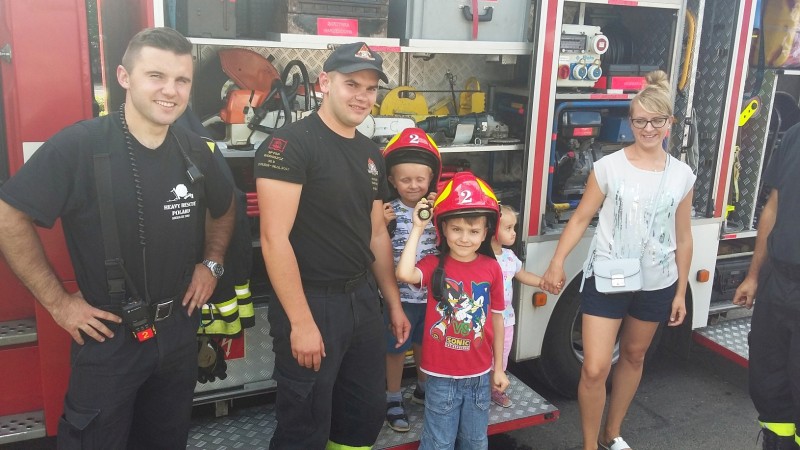Strażacy na Święcie Policji