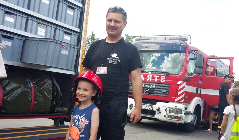 Strażacy na Święcie Policji