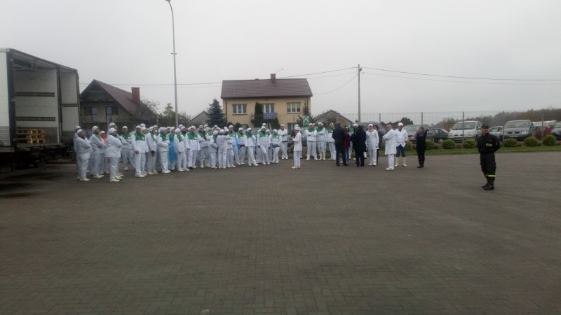 Ćwiczenia w zakładzie drobiarskim