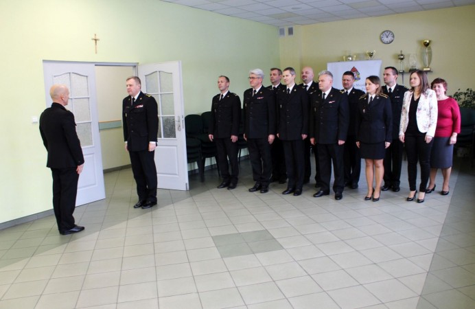 Uroczyste zakończenie służby bryg. Marka Boruca
