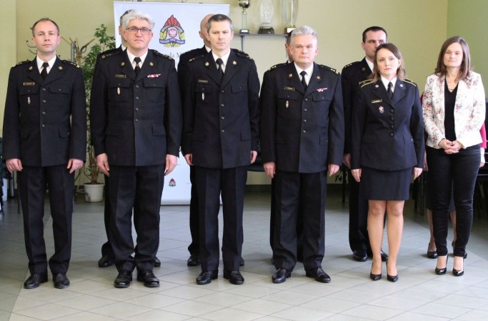 Uroczyste zakończenie służby bryg. Marka Boruca