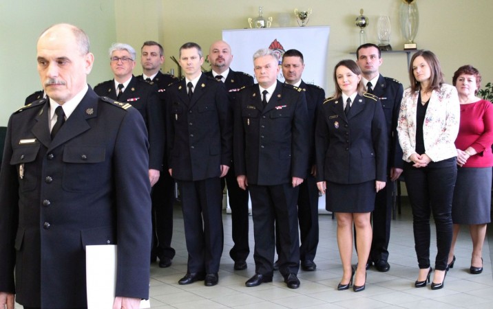 Uroczyste zakończenie służby bryg. Marka Boruca