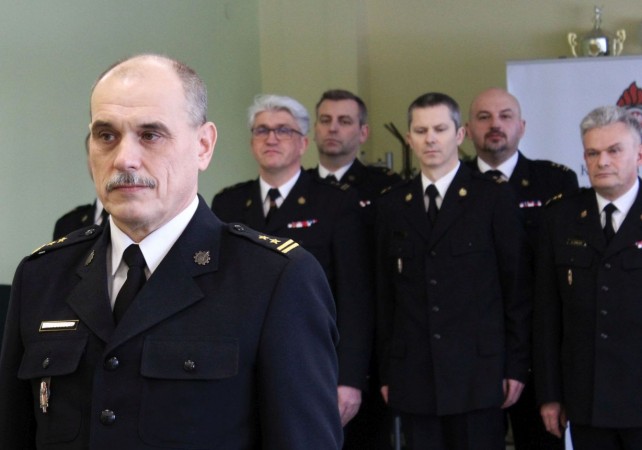 Uroczyste zakończenie służby bryg. Marka Boruca