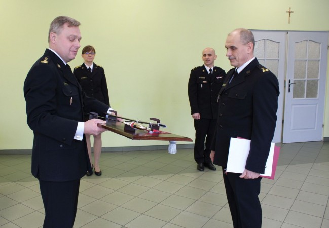 Uroczyste zakończenie służby bryg. Marka Boruca
