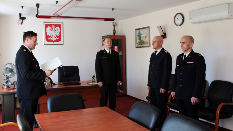 Uroczyste zakończenie służby st.ogn. Wiesława Izdebskiego
