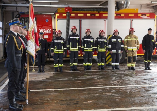 Uroczyste zakończenie służby bryg. Dariusza Wardaka