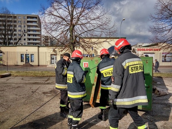 ćwiczenia z ratownictwa technicznego - wciągarki