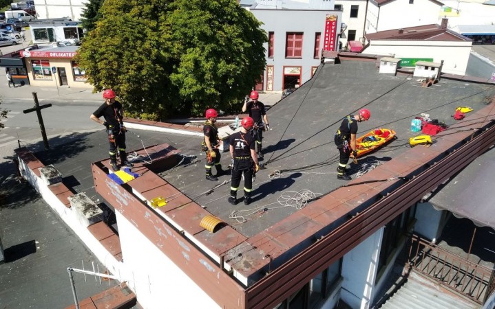 Ćwiczenia z zakresu ratownictwa wysokościowego