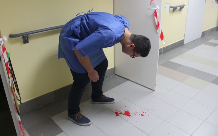Warsztaty ratownicze w Zakładzie Opiekuńczo-Leczniczym w Siedlcach