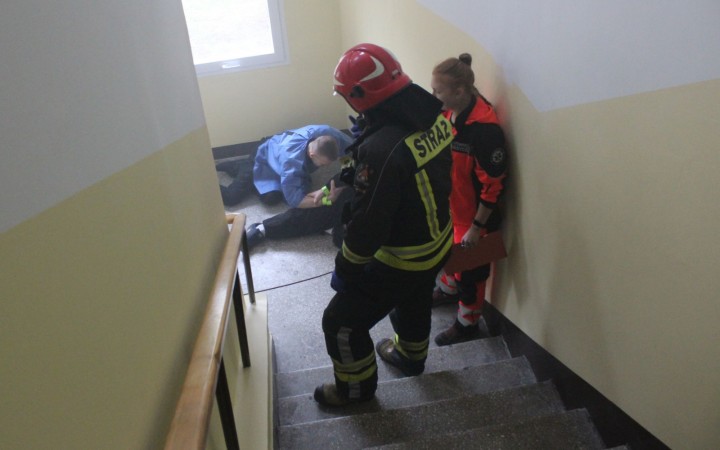 Warsztaty ratownicze w Zakładzie Opiekuńczo-Leczniczym w Siedlcach