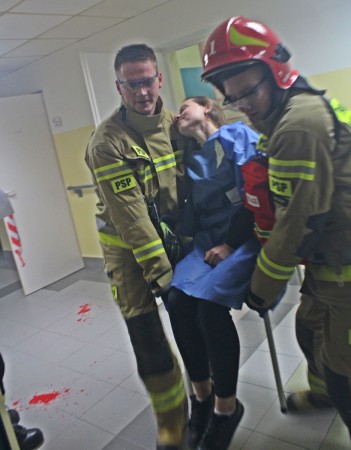 Warsztaty ratownicze w Zakładzie Opiekuńczo-Leczniczym w Siedlcach