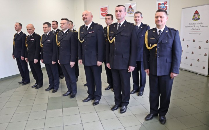Uroczyste zakończenie służby A. Zabijaka i A. Wakuły