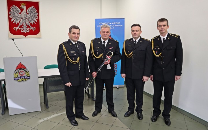 Uroczyste zakończenie służby A. Zabijaka i A. Wakuły