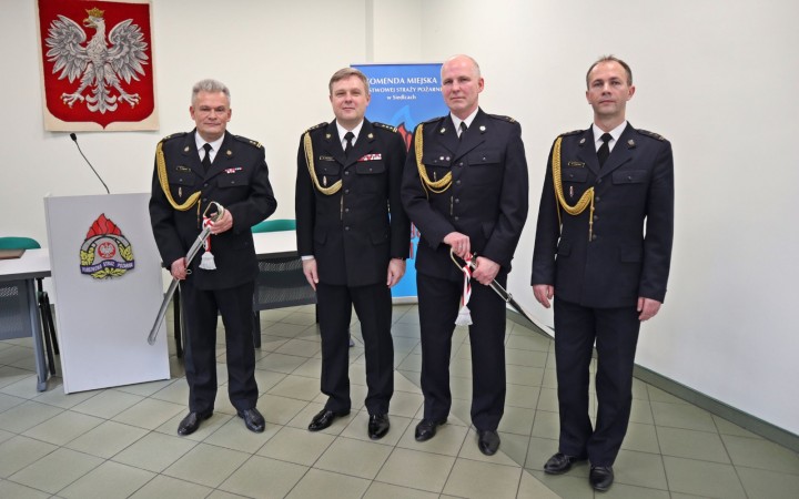 Uroczyste zakończenie służby A. Zabijaka i A. Wakuły