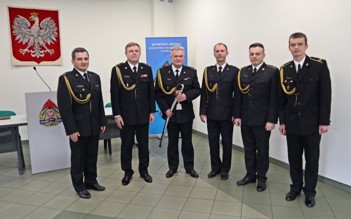 Uroczyste zakończenie służby A. Zabijaka i A. Wakuły
