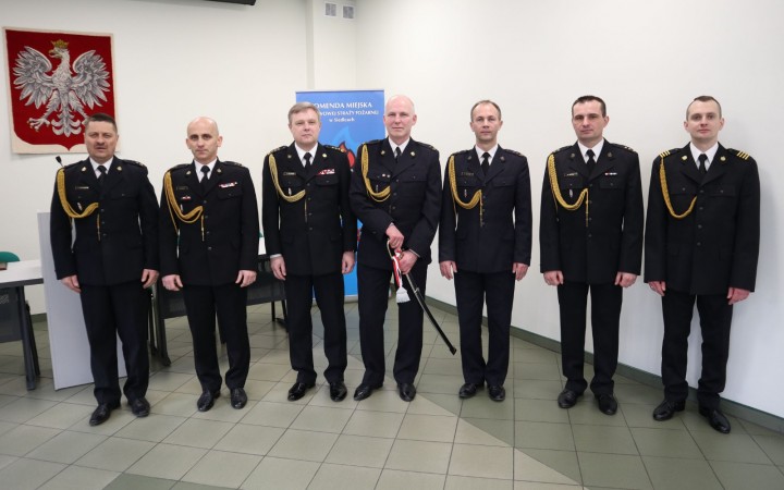 Uroczyste zakończenie służby A. Zabijaka i A. Wakuły