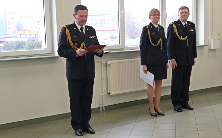 Uroczyste zakończenie służby A. Zabijaka i A. Wakuły