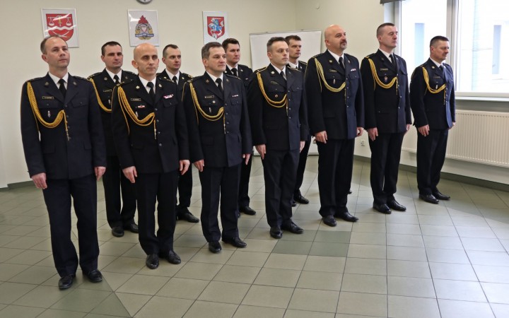 Uroczyste zakończenie służby A. Zabijaka i A. Wakuły