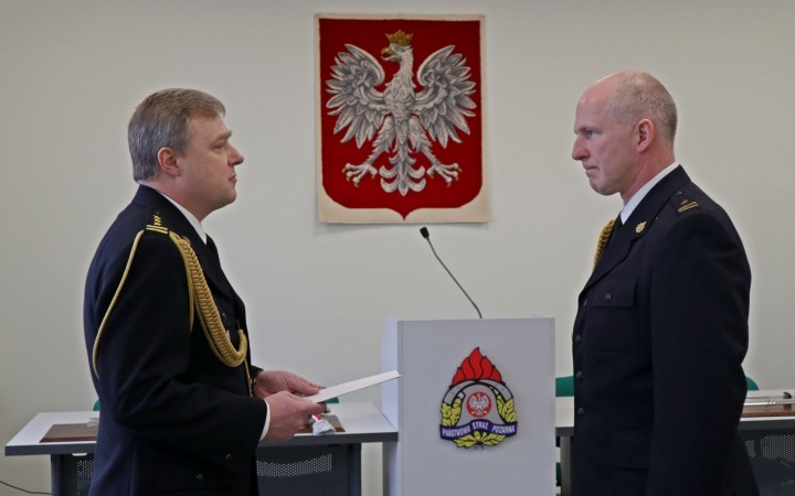Uroczyste zakończenie służby A. Zabijaka i A. Wakuły