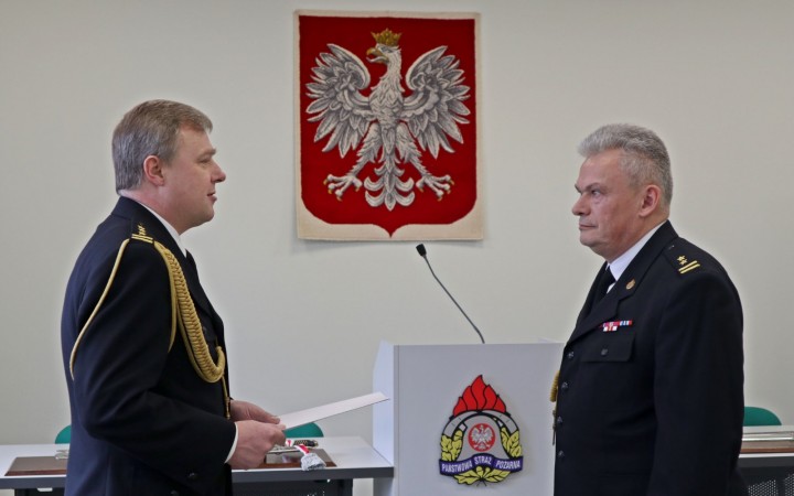 Uroczyste zakończenie służby A. Zabijaka i A. Wakuły