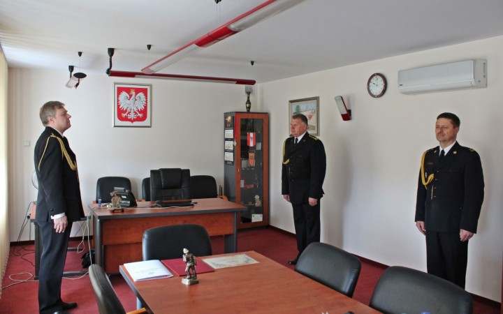 Zakończenie służby st. ogn. Tomasza Tymińskiego