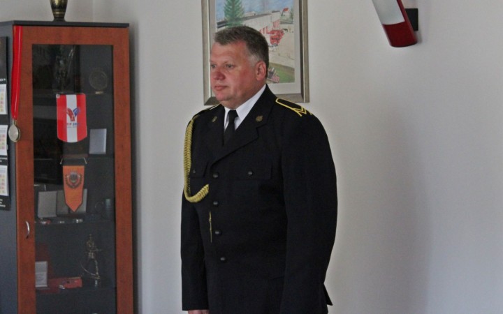 Zakończenie służby st. ogn. Tomasza Tymińskiego