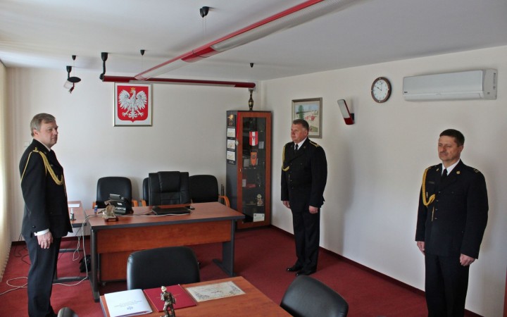 Zakończenie służby st. ogn. Tomasza Tymińskiego