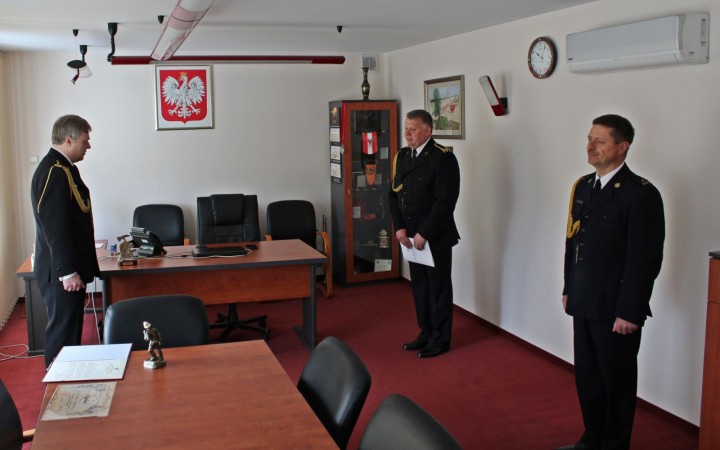 Zakończenie służby st. ogn. Tomasza Tymińskiego