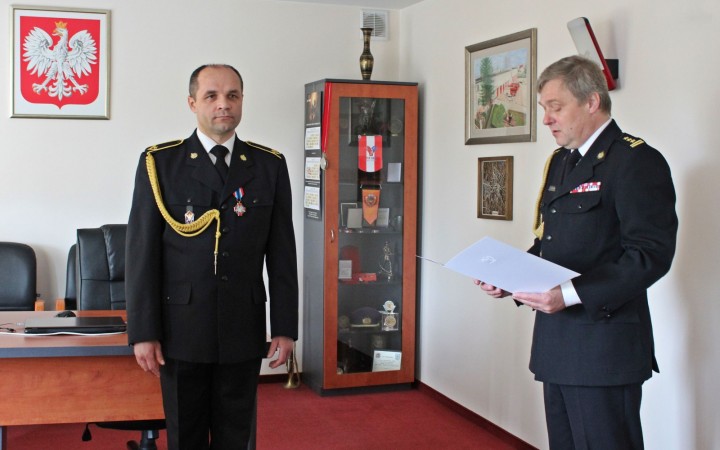 Wręczenie awansów i wyróżnień