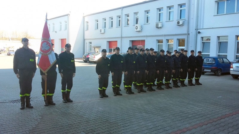 ślubowanie str. Macieja Boruty