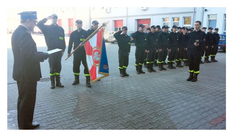 ślubowanie str. Macieja Boruty