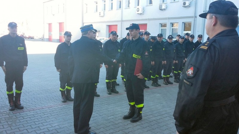 ślubowanie str. Macieja Boruty