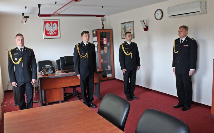 Wręczenie pierwszych stopni aspiranckich