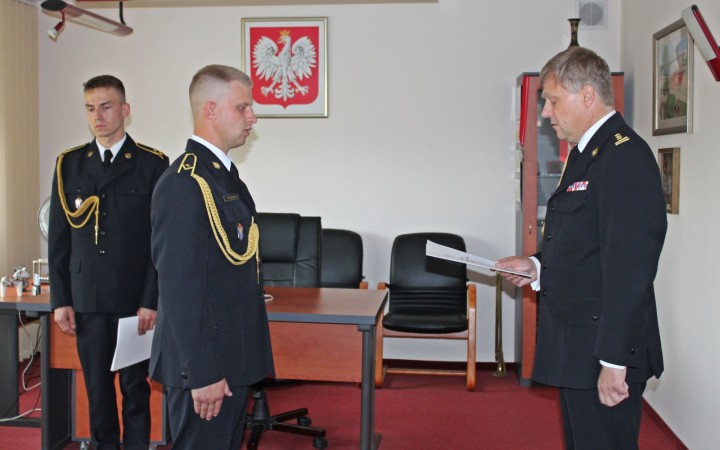 Wręczenie pierwszych stopni aspiranckich