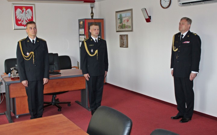 Wręczenie pierwszych stopni aspiranckich
