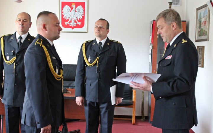 Wręczenie pierwszych stopni aspiranckich