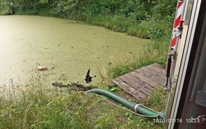Praktyczne sprawdzenie leśnych punktów czerpania wody
