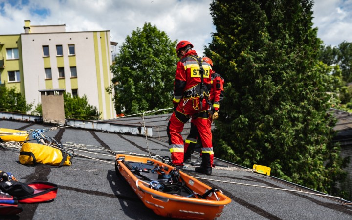 Ćwiczenia Specjalistycznej Grupy Ratownictwa Wysokościowego „Siedlce 7”